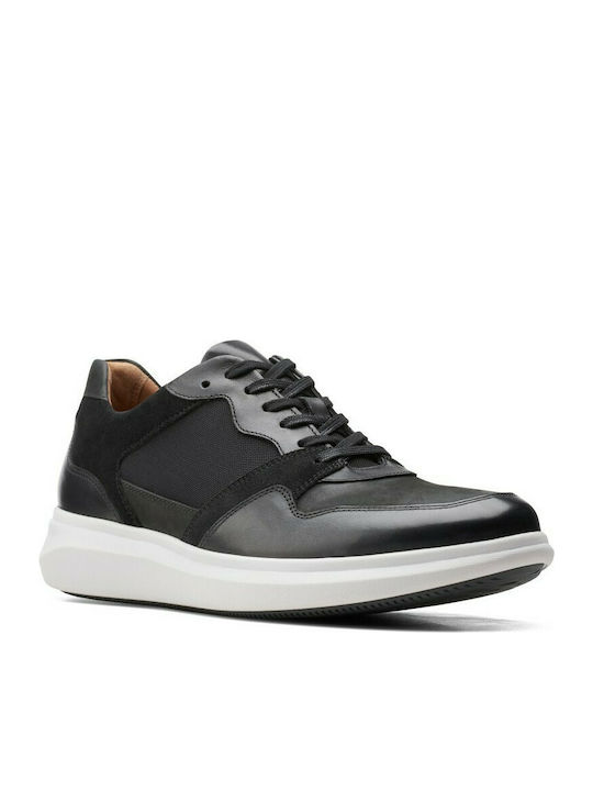 Clarks Un Globe Run Herren Sneakers Schwarz