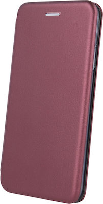 Carte Piele artificială Magnetic Burgundy (Huawei P40 Lite E)