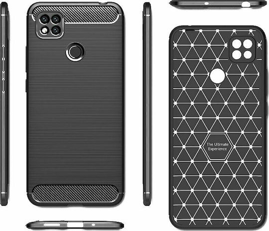 Tech-Protect Back Cover Σιλικόνης Μαύρο (Redmi 9C)