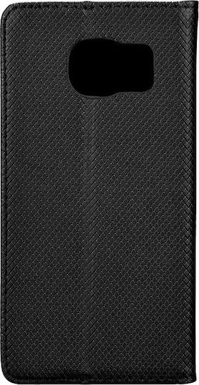 Book Piele artificială 2mm Negru (Galaxy J4+)