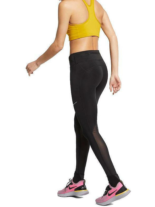 Dri-Fit Laufen Frauen Lang Leggings Schwarz