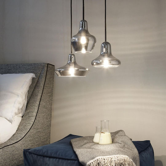Ideal Lux Lido-1 SP1 Висящо Осветително Тяло Сив с Цокъл G9 17x20см.