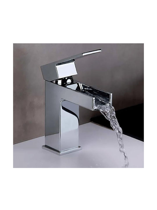 Paini Dax Mixing Waterfall Sink Faucet Silver