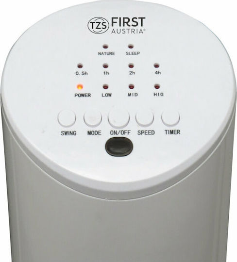 First Austria Ventilator Turm 60W mit Fernbedienung Weiß