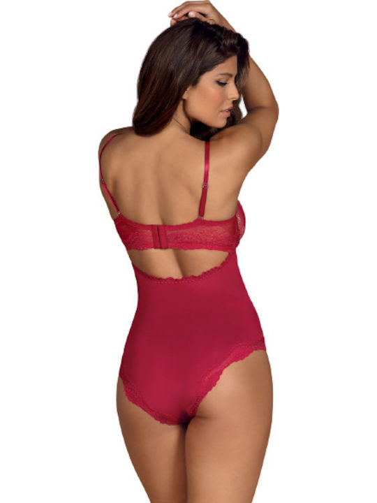 Obsessive Rosalyne Sexy Bodysuit Red