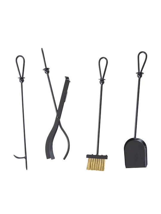 HomCom Metallisch Regal Holzlagerung 40x30x74.5cm
