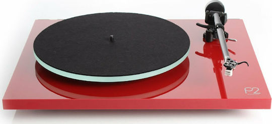 Rega Planar 2 Πικάπ με Belt Drive και Προενίσχυση Κόκκινο