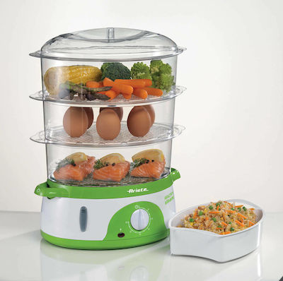 Ariete 0911 Food Steamer with 3 Steaming Decks 9lt