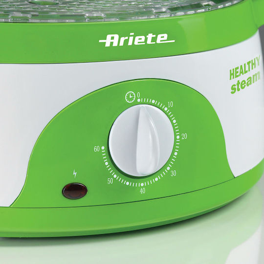 Ariete Food Steamer with 3 Steaming Decks 9lt