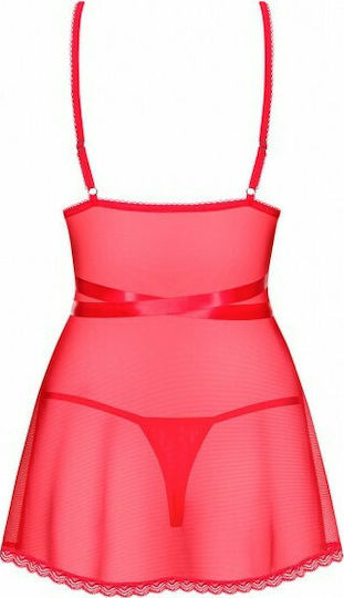 Obsessive Lovlea Секси комплект с роба Red