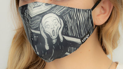 Loqi Face Mask Artist Edvard Munch Scream 1τμχ