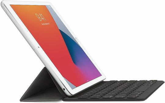 Apple Klappdeckel mit Tastatur im Internationales Englisch Schware (iPad 2019/2020/2021 10.2'') MX3L2Z/A