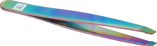 Ilu Eyebrow Tweezer with Slanted Nose Slant Multicolour 9.6cm