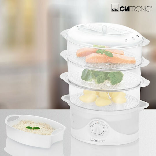 Clatronic DG 3665 Ατμομάγειρας με 3 Επίπεδα Μαγειρέματος 4.5lt