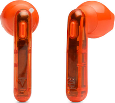 JBL Tune 225TWS Earbud Bluetooth Handsfree Earphones with Charging Case Ghost Orange