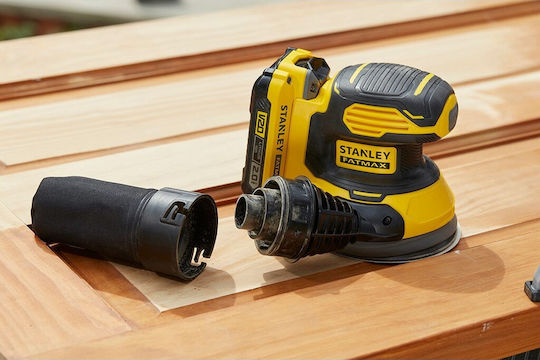 Stanley Έκκεντρο Τριβείο Χούφτας 18V Solo με Σύστημα Αναρρόφησης
