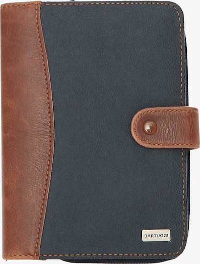 Bartuggi Veranstalter Blau Leder 13x19cm Rot