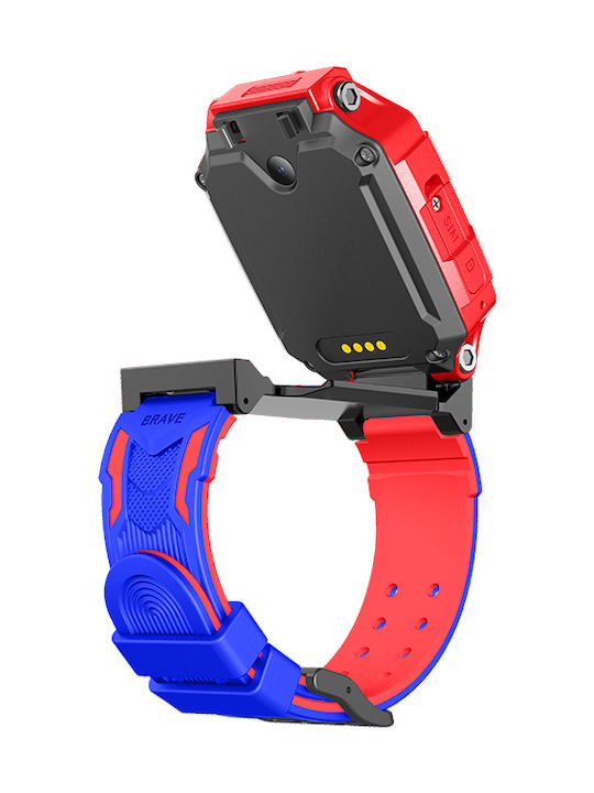 Kinder-Smartwatch mit GPS & Kamera Rot
