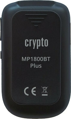 Crypto MP1800BT Plus MP3 Player (16GB) με Οθόνη TFT 1.8" Μαύρο
