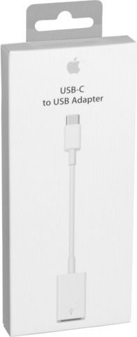 Apple MJ1M2 Converter USB-C male to USB-A female White 1pcs