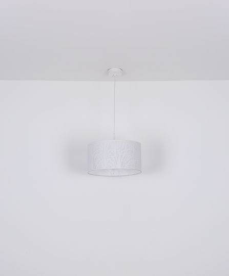 Globo Lighting Pinni Pendant Light White with Socket E27 38cm