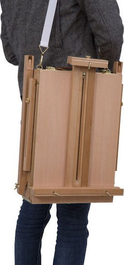 HomCom Floor Wooden Folding Easel Easel 77x184cm