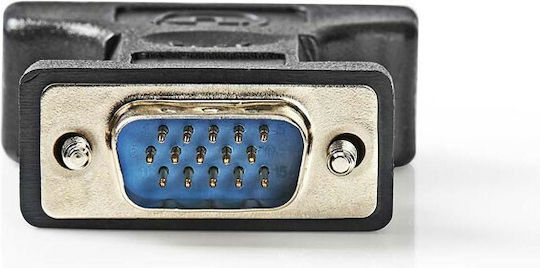 Nedis Μετατροπέας VGA male σε DVI-I female 1τμχ CCGP32901BK