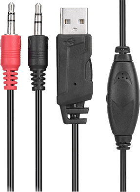 Xtrike Me HP-311 Over Ear Gaming Headset with Connection 2x3.5mm / USB / 3.5mm