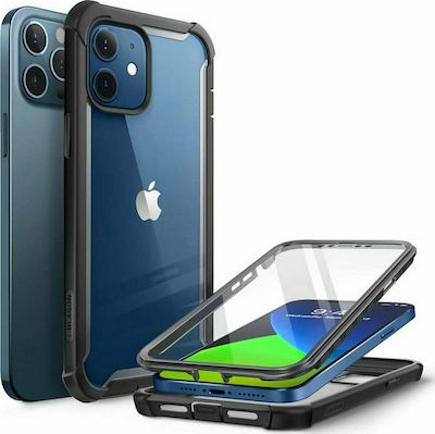 Supcase i-Blason Ares Plastic Back Cover Durable Black (iPhone 12 / 12 Pro)