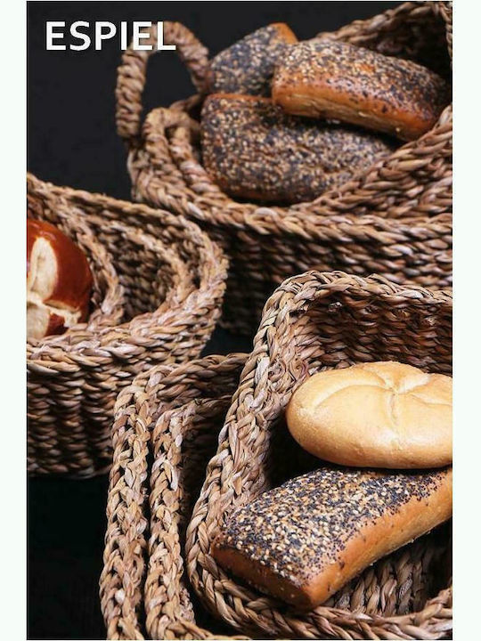 Espiel Bread Basket Wicker Brown 20x24x8cm