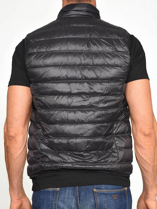 Sleeveless Winter Jacket Puffer Black