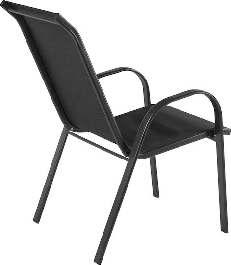 Καρέκλα Μαύρη 55x71x93εκ.