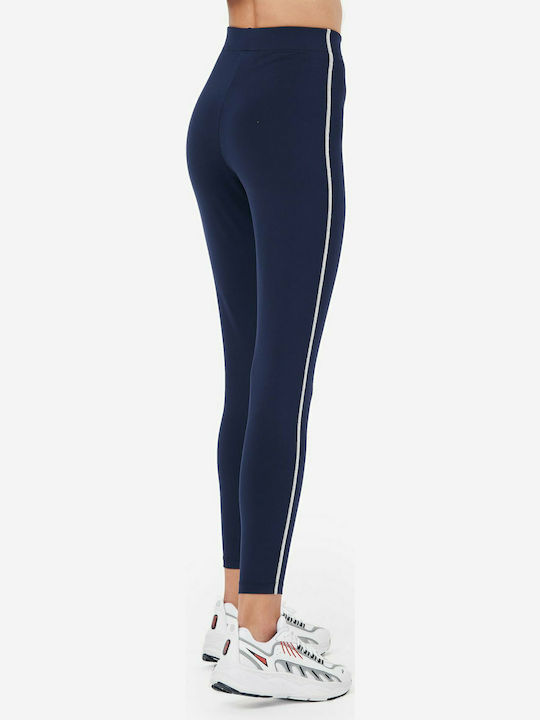 Fila Women's Cropped Training Legging High Waisted Navy Blue