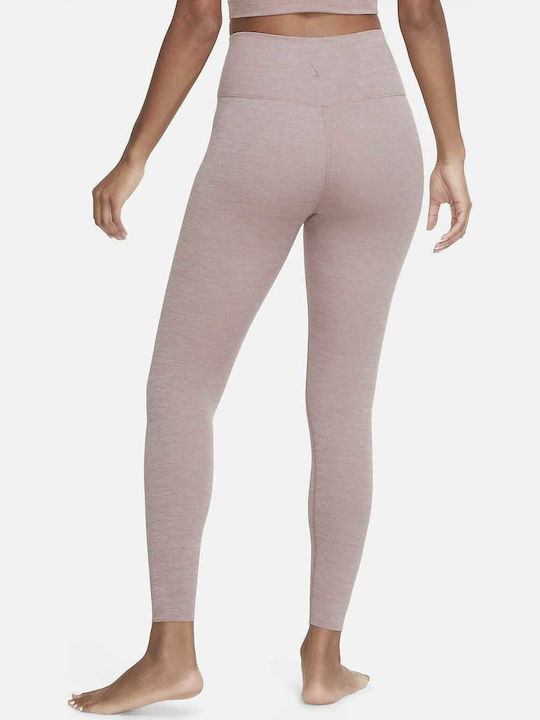 Dri-Fit Luxe Yoga Damen Gekürzte Leggings Für Formendefinition Hohe Taille Lila