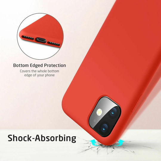 ESR Yippee Soft Back Cover Silicon Roșu (iPhone 11 Pro)