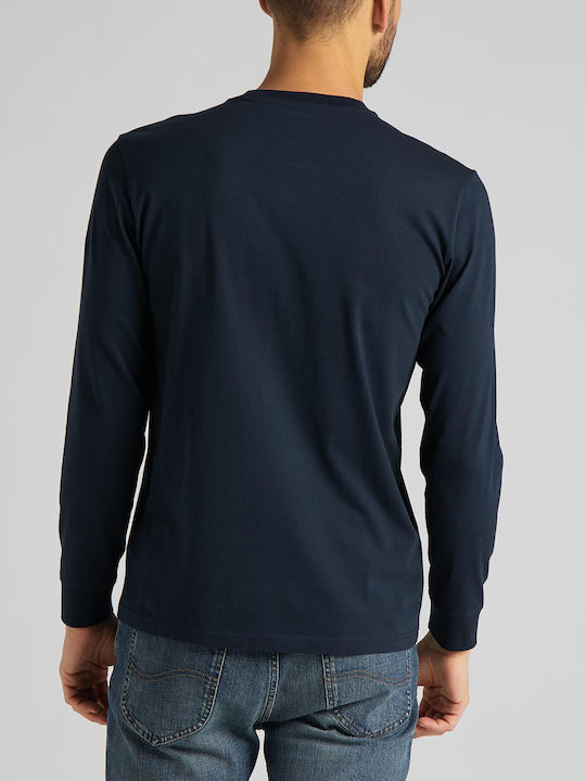 Lee Men's Long Sleeve Blouse Navy Blue L62OFQHY