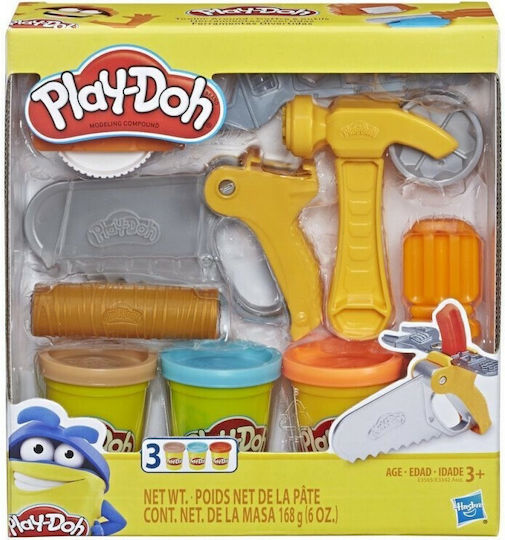 Hasbro Play-Doh Πλαστελίνη - Παιχνίδι Garden or Tools (Δύο Σχέδια) 1τμχ για 3+ Ετών, 3τμχ