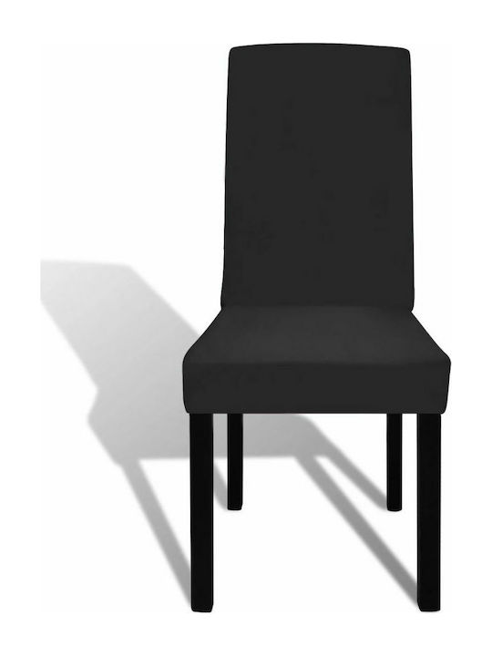 vidaXL Elastic Cover for Chair Black 4pcs 131419