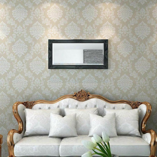 vidaXL Oglindă de Perete cu Negru Ramă din Lemn 100x50cm 1buc