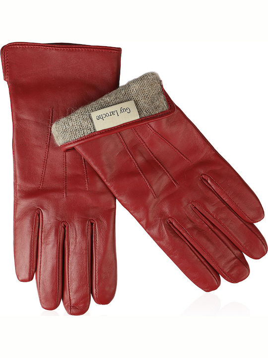 98861 Червени Женски Естествена кожа Ръкавици