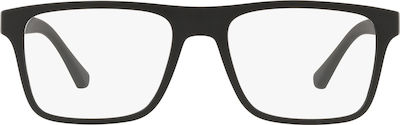 Emporio Armani Plastic Eyeglass Frame with Clip On Black EA4115 58531W
