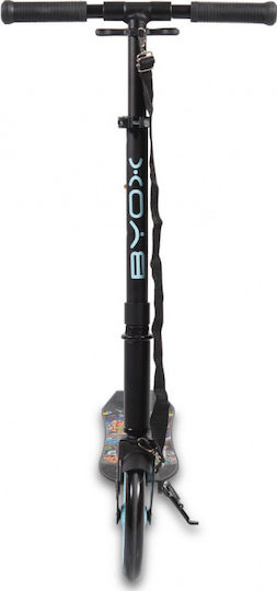 Byox Kids Scooter Foldable Flurry 2-Wheel for 10+ Years Black/Blue