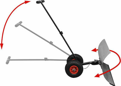 vidaXL Schneeschaufel 141304 und Räder