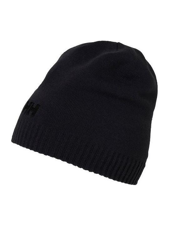Beanie Unisex Beanie with Rib Knit in Black color