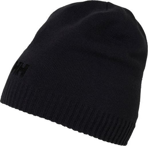 Beanie Unisex Beanie mit Rippstrick in Schwarz Farbe