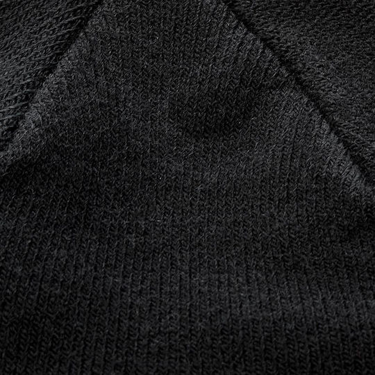 Outline Beanie Männer Beanie mit Rippstrick in Schwarz Farbe