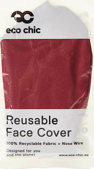 Eco Chic Face Cover Merlot 1τμχ