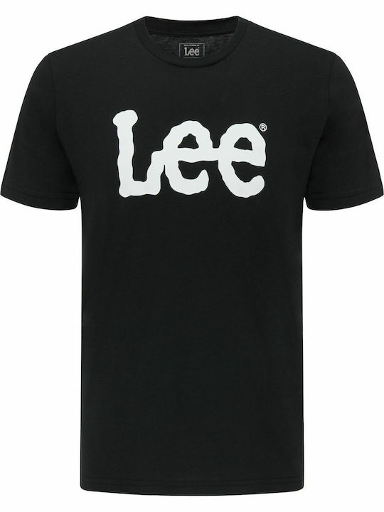 Wobbly Logo T-shirt Black