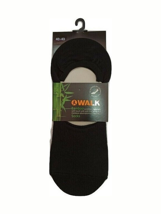 Walk Women's Solid Color Socks Black