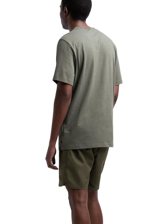 Herschel BTU T-shirt Bărbătesc cu Mânecă Scurtă Dusty Olive